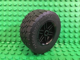 Wheel 30.4mm D. x 20mm with Tire 49.5 x 20 (56145 / 15413) Wheel 30.4mm D. x 20mm with Tire 49.5 x 20 (56145 / 15413)