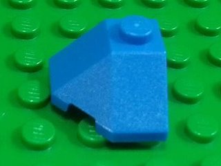 Wedge 2 x 2 (Slope 45 Corner) 藍色