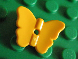 Friends Accessories Butterfly with Stud Hold 明亮淺橘色