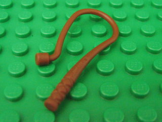 Minifig, Weapon Whip Bent 紅褐色