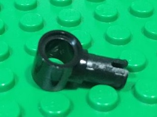 Technic, Pin with Friction Ridges Lengthwise and Pin Hole 黑 Technic, Pin with Friction Ridges Lengthwise and Pin Hole 黑