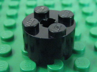 Brick, Round 2 x 2 黑色
